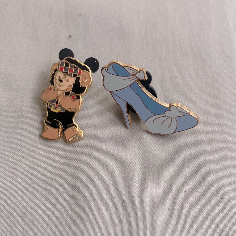 Two official Disney pins